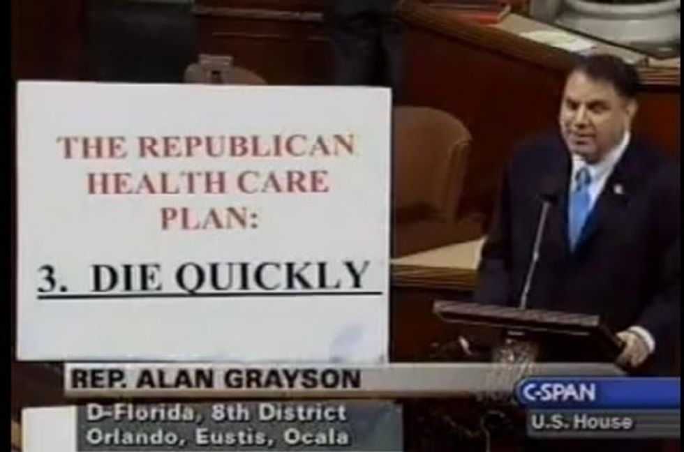 Florida Democrat Alan Grayson's Mouth No Longer Most Dangerous Thing About Him, Allegedly