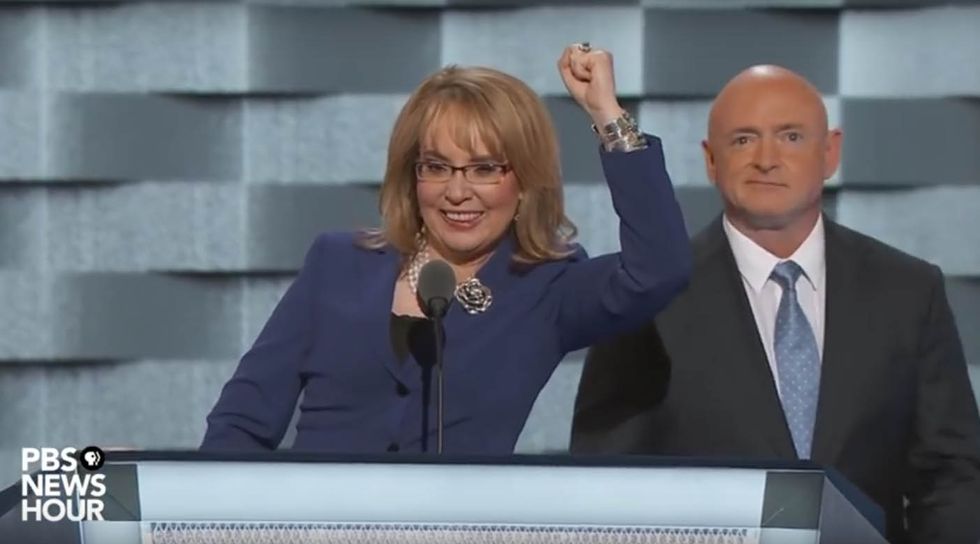 Gabby Giffords Tells Crybaby GOP Congressdicks To Grow A Pair