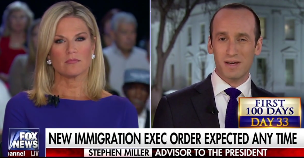 Fox News Lady Teaches Trump Idiot Stephen Miller About Weird 'Checks And Balances' Thing