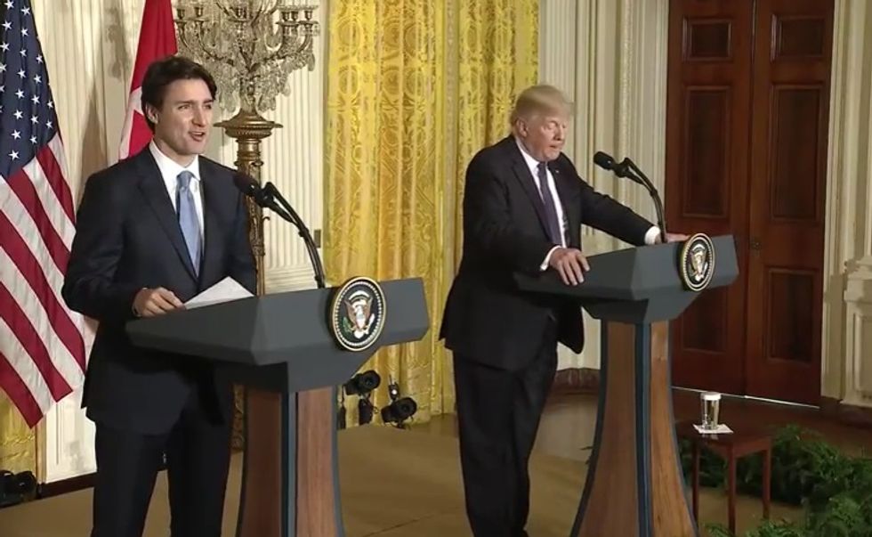 Donald Trump And Justin Trudeau Hold A Presser: An 'Alternative' Transcript