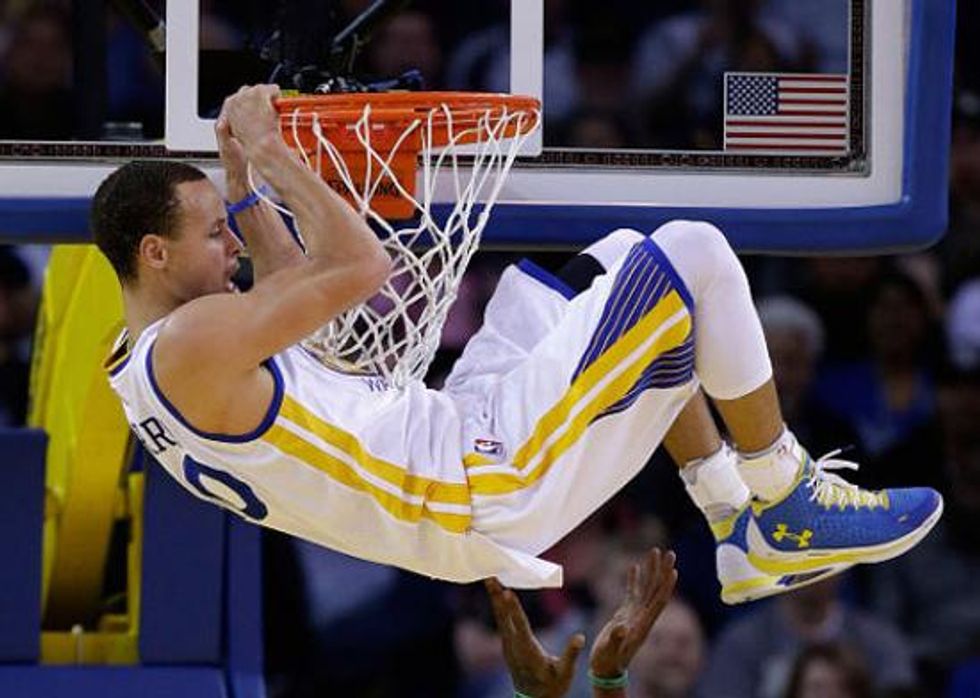 Sportsball Man Steph Curry Makes Excellent Dad Joke About Donald Trump