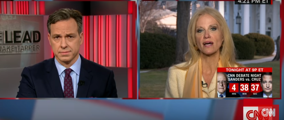 Jake Tapper Ain't Havin' NONE Of Kellyanne Conway's Nonsense