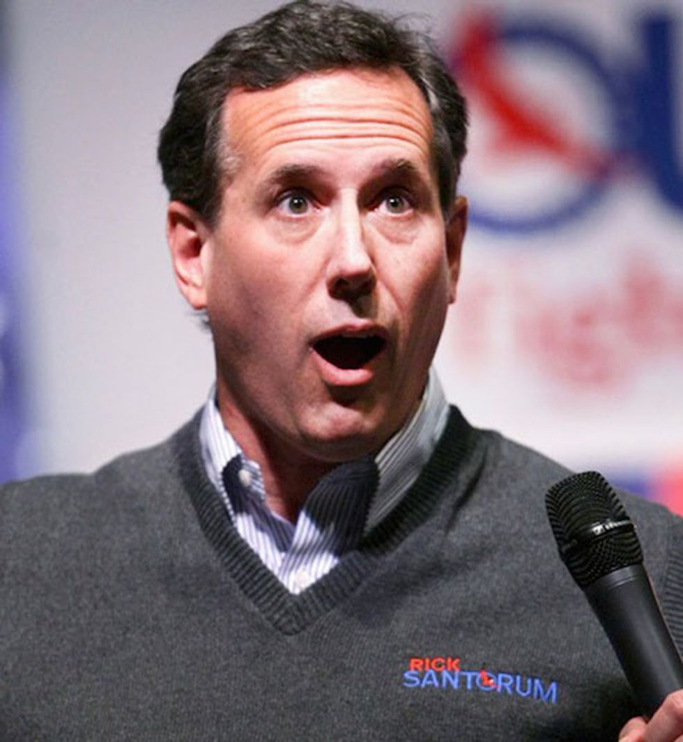 Rick Santorum: To Lose One Child Is A Misfortune; To Lose 1500 Seems Fine, Just Fine