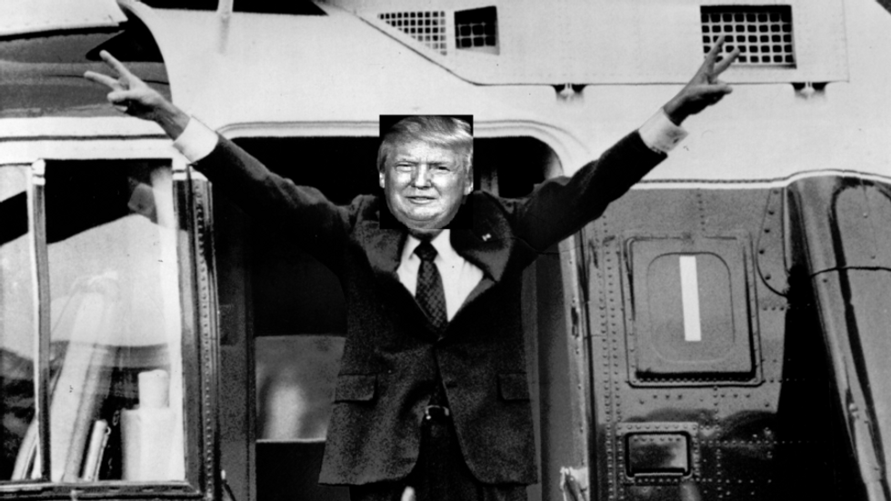 Donald Trump Might Be Taking His Richard Nixon Cosplay A Little Too Seriously