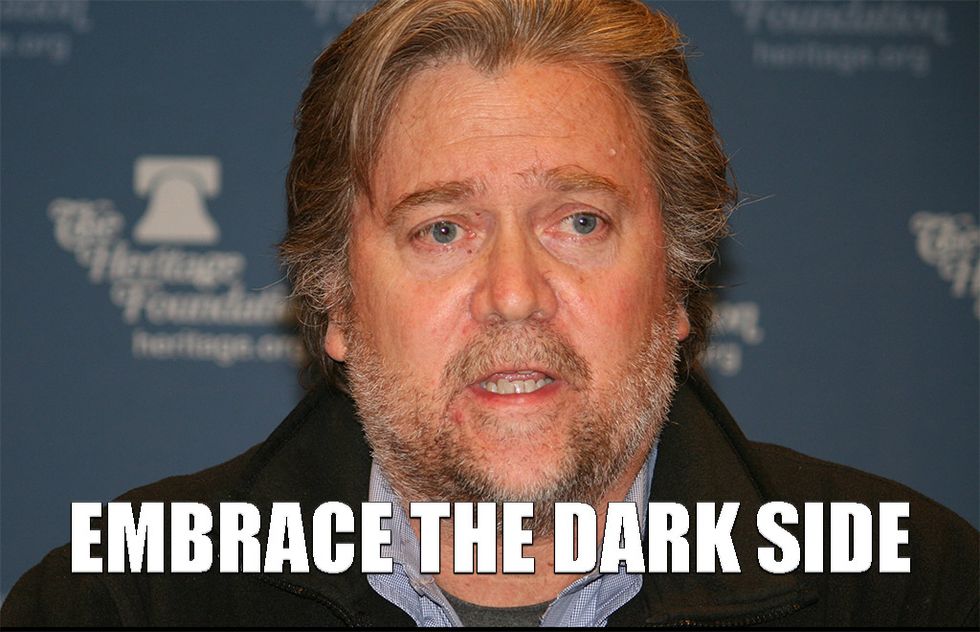 Steve Bannon Is Your President Now, Isn't That Marvelous?! Wonkagenda For Mon., Jan. 30, 2017