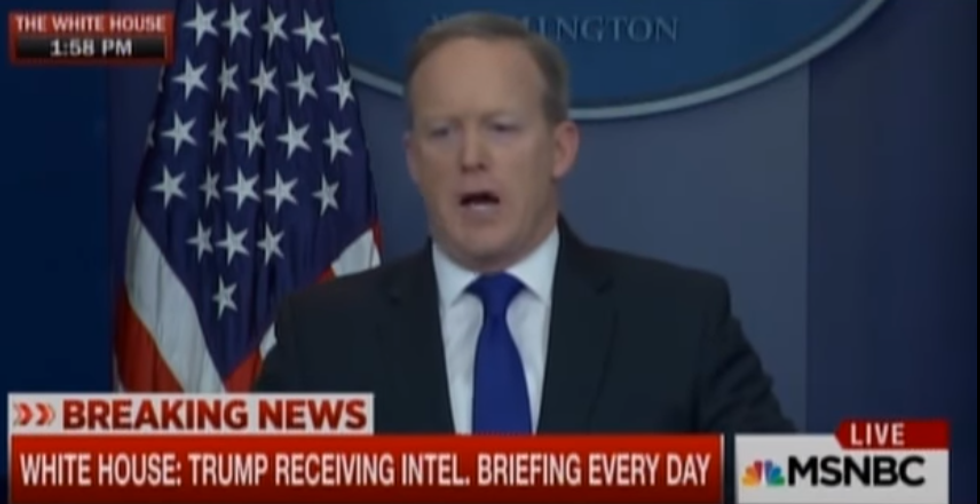 Sean Spicer Also Too Thinks Frederick Douglass Doing Tremendous Job