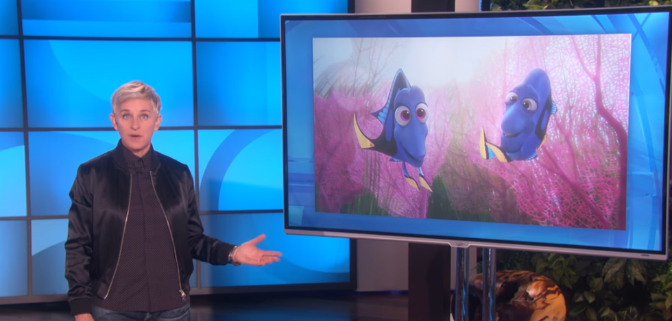 Ellen DeGeneres Sticks 'Finding Dory' Up Trump's Immigrant-Hating Ass