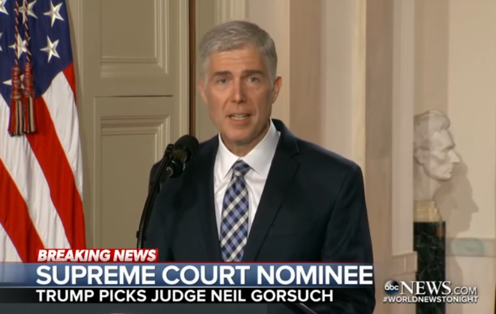 Neil Gorsuch Thinks Your Boss Should Deny You Your Slut Pills. Yay 'Religious Liberty'!