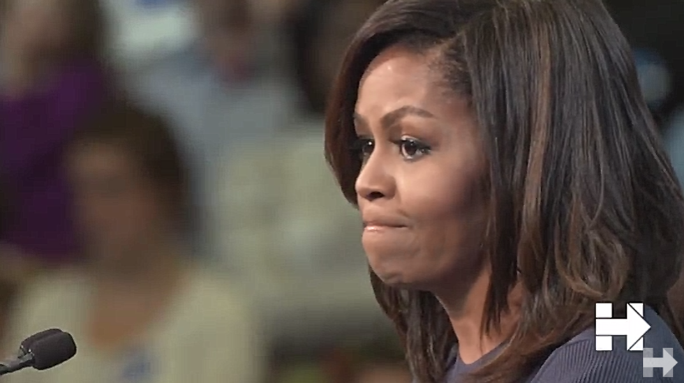 NO, MICHELLE OBAMA, DON'T LEAVE US, PLEASE COME BACK!
