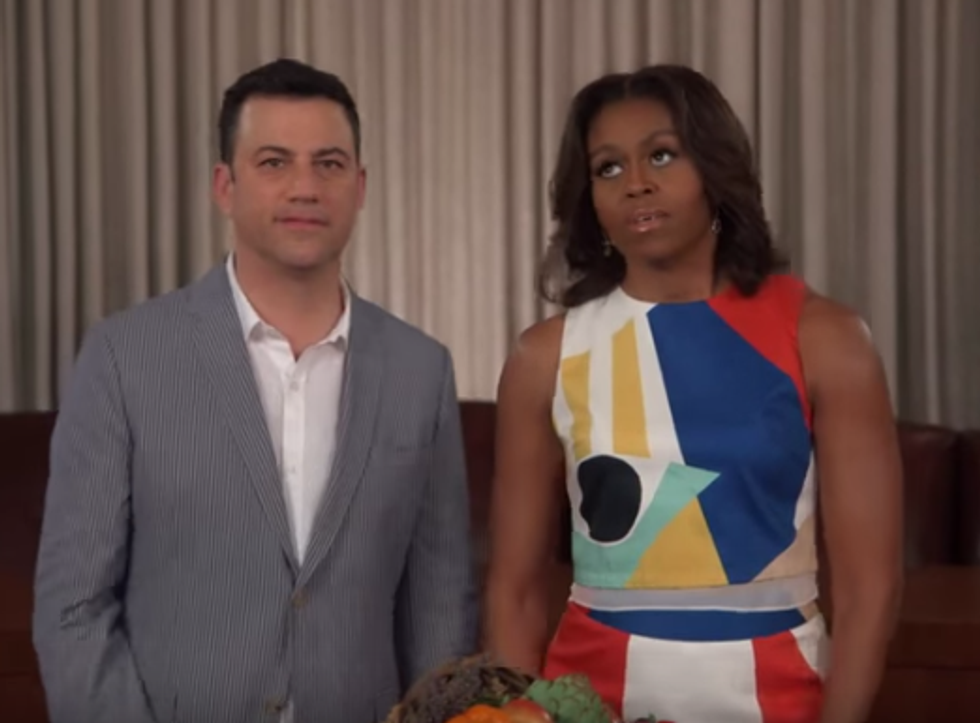Michelle Obama Will Say Cusses Until You Eat Your Effin' Vegetables