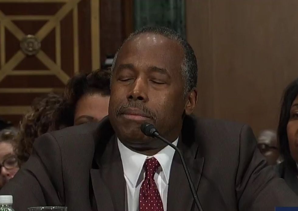Ben Carson Is Idiot All Over His Own Confirmation Hearings