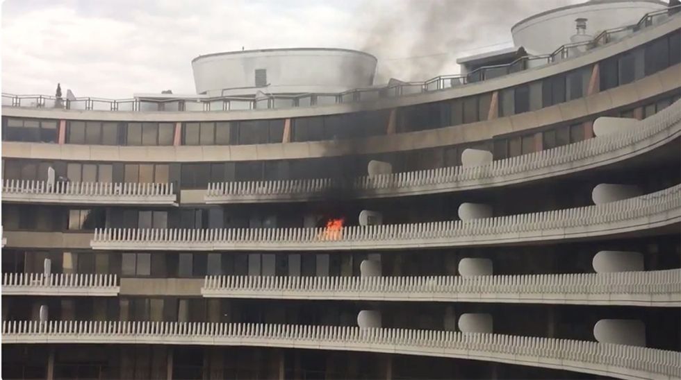 Watergate Hotel Sets Self On Fire, Not That We Should Read Anything Into That
