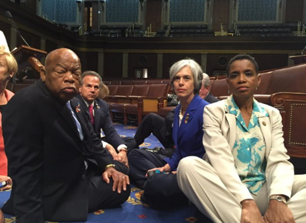 House GOP Solves Gun Violence, By Fining Democrats Who Had Sit-In About Gun Violence