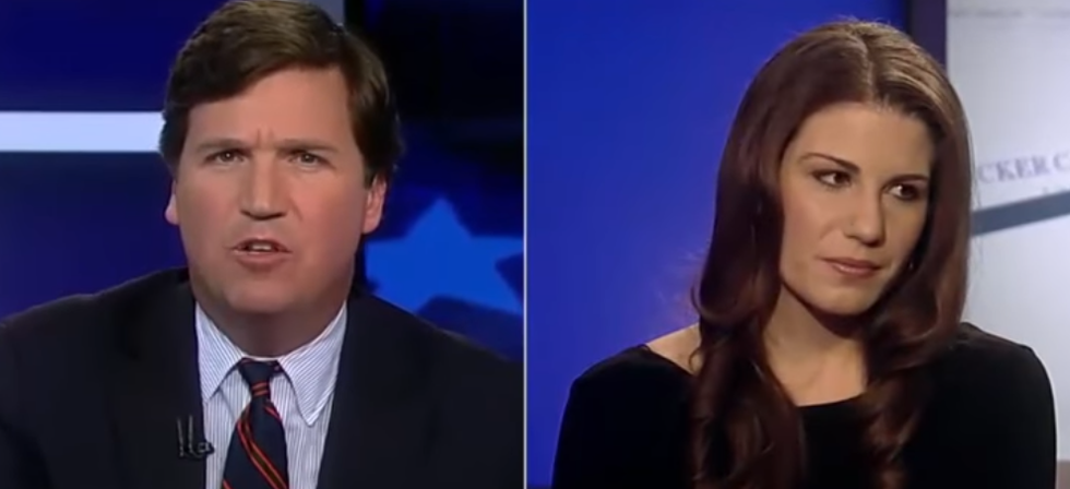 The Eight Best Times This Badass 'Teen Vogue' Chick Kicked Tucker Carlson In The Nads!
