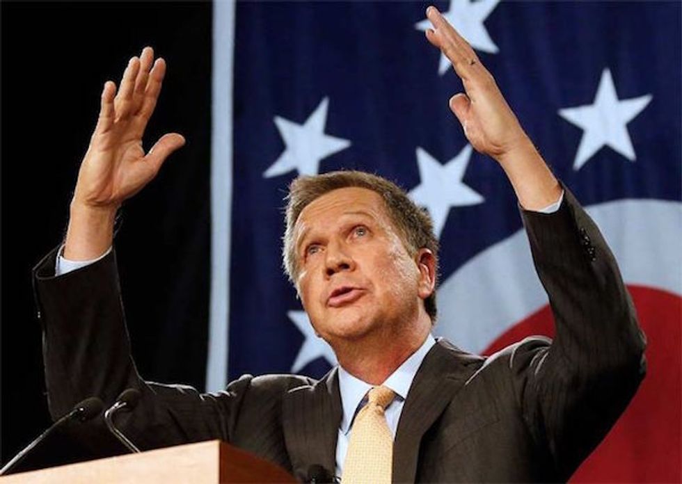 Donald Trump So Mad Loser John Kasich Won't Just Quit Already