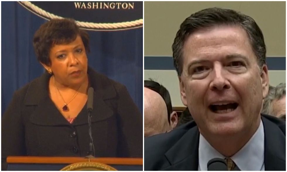 Dammit, Loretta Lynch! Dammit, James Comey!