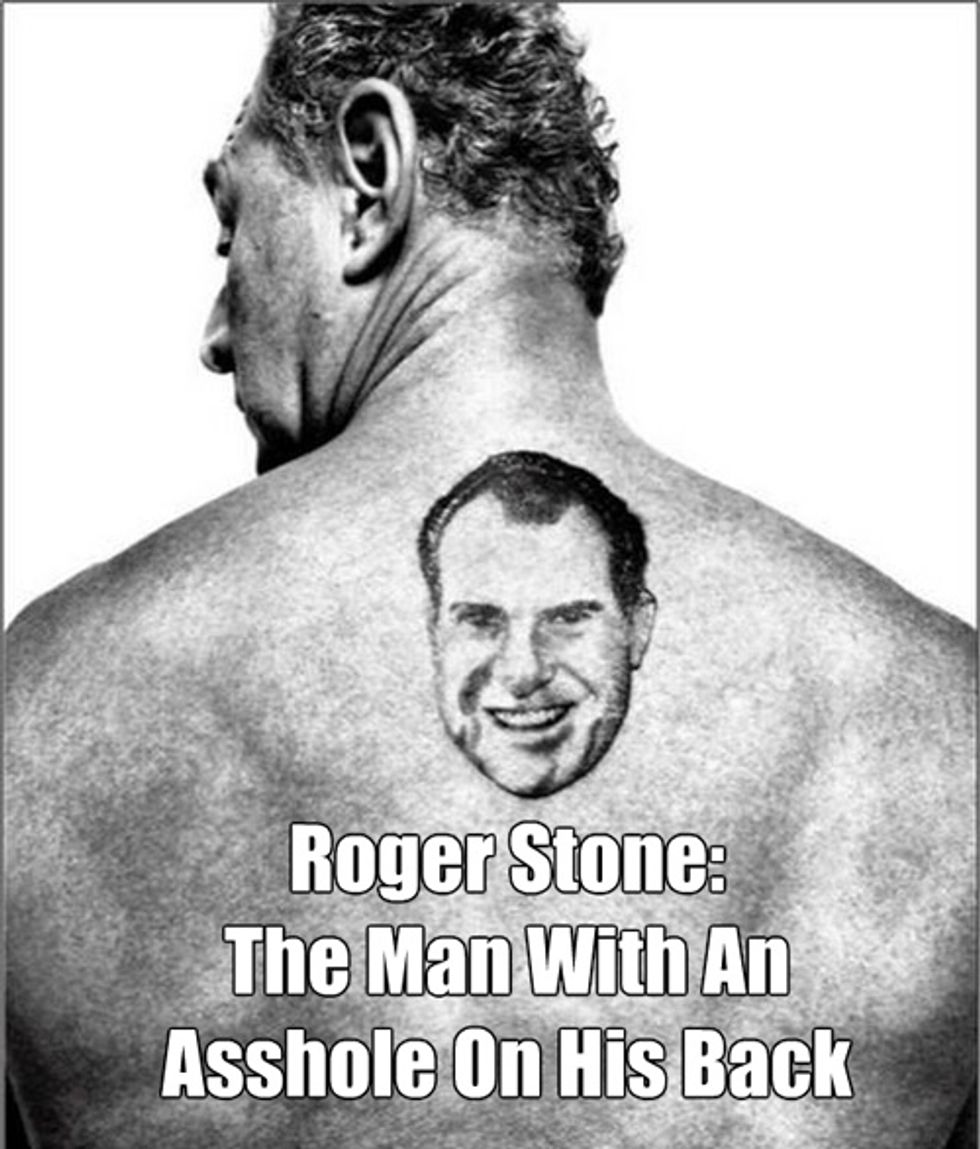 Even Nixonian Dirty Tricks Jerkface Roger Goddamned Stone Thinks Trump Should Release Taxes