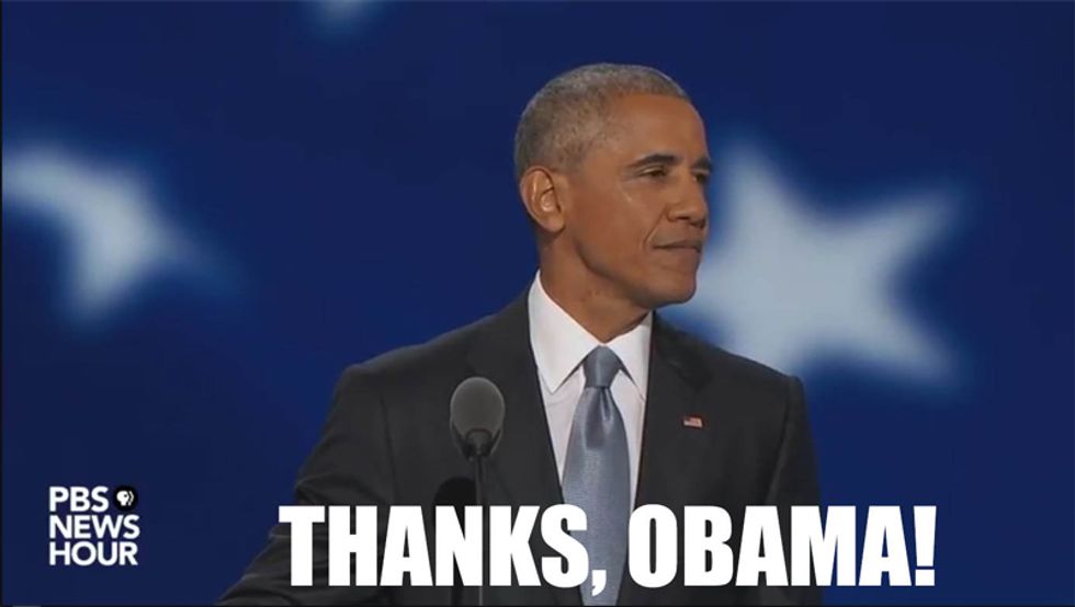 Barack Obama Has A Message About Hillary Clinton For YOU DUMB BOYS