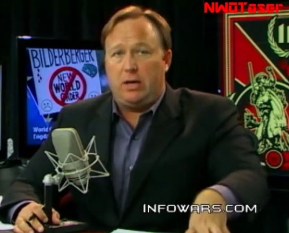Alex Jones Rants About She-Devil Globalist Witch Angelina Jolie, In Better Times