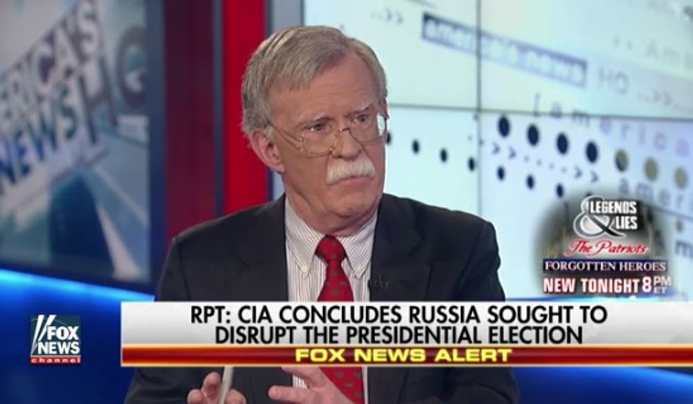 John Bolton's Mustache Bristling At Barack Obama For Hacking The DNC And Blaming It On Russia