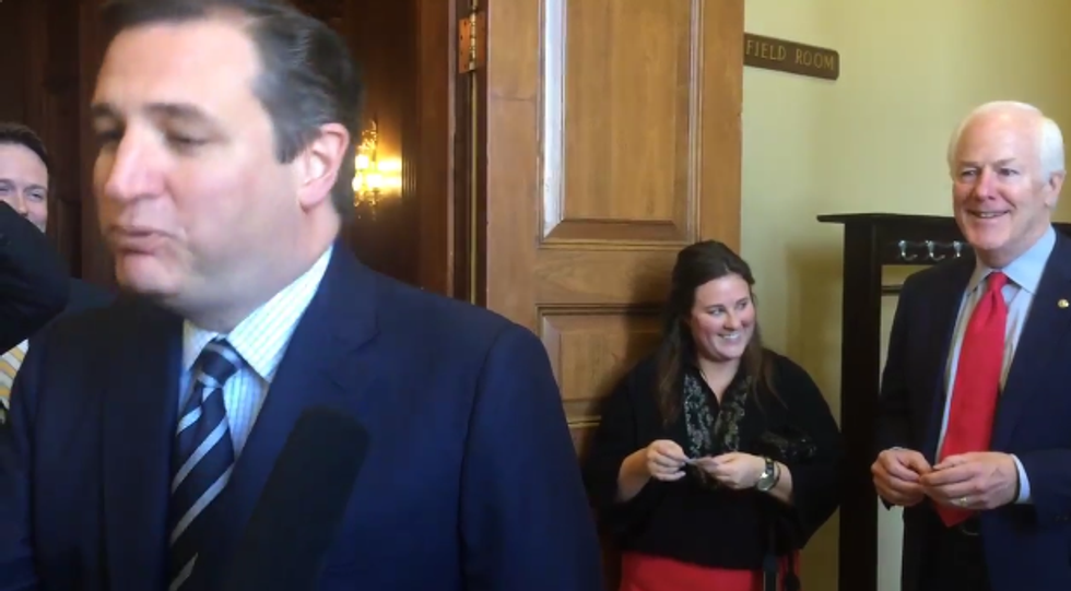 Ted Cruz Likes It When Cheese Dip Slimes Down His Nipples