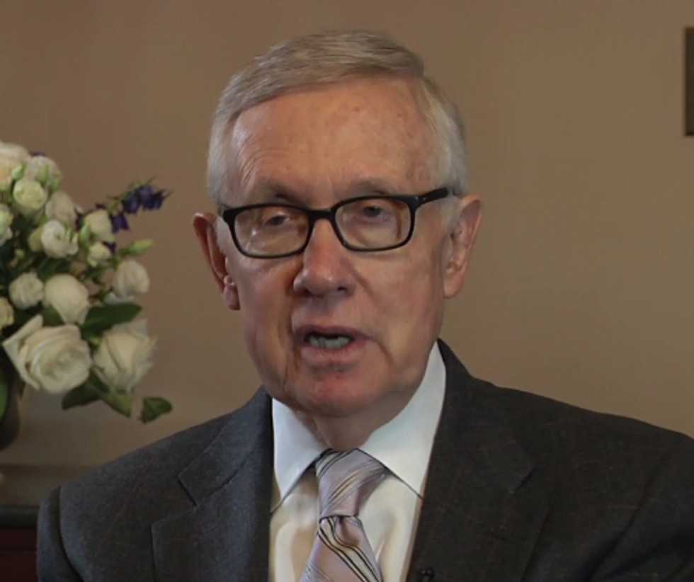 Harry Reid Has A Shy, Quiet Thing Or Two To Say To Donald Trump's Russian Handlers