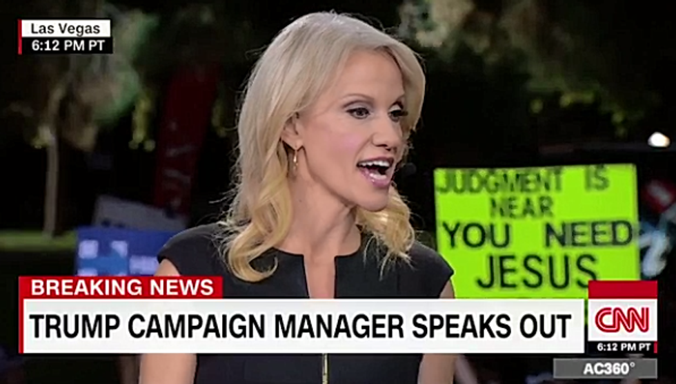 YOU HAVE HURT KELLYANNE CONWAY'S FEELINGS!