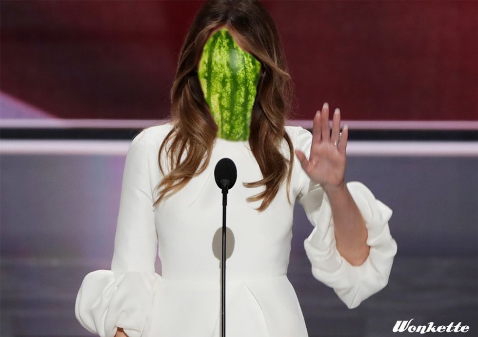 Ask Wonkette: Can Melon Trump Indeed Sue For Rose Words About Her Son?