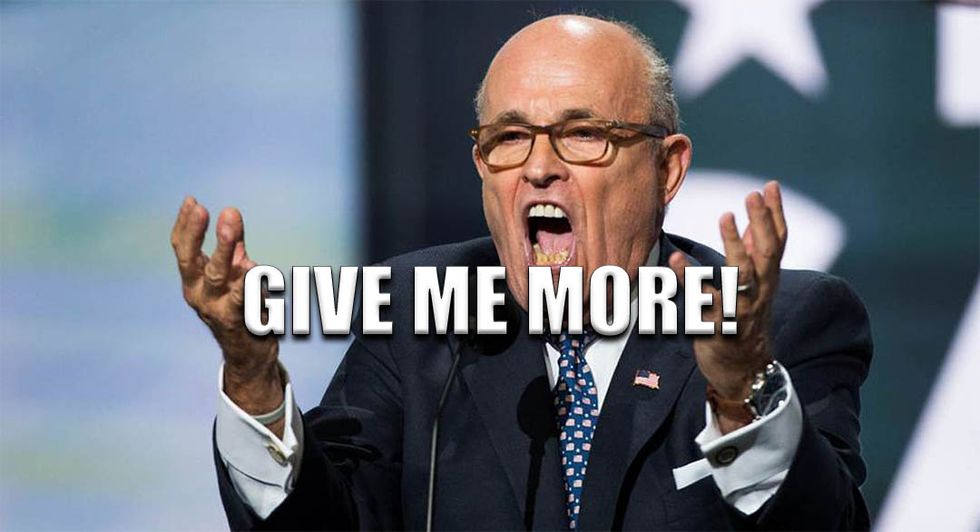 Giuliani Is A Money-Loving Hypocrite! Yr Wonkagenda: Friday, November 18, 2016