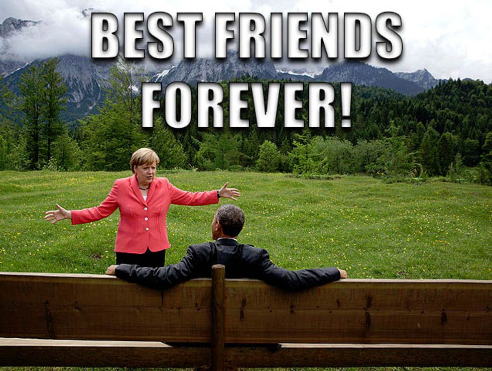 Obama and Merkel: Super Friends! Yr Wonkagenda: Thursday, November 17, 2016