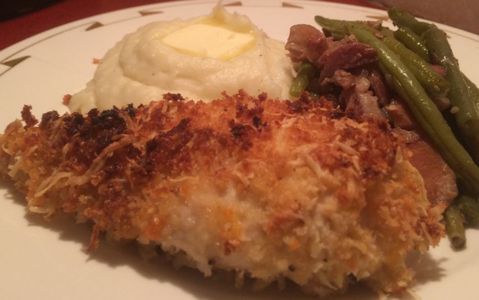 This Cheesy Garlic Chicken Will Help You Feel Better About 2016. Or At Least Full