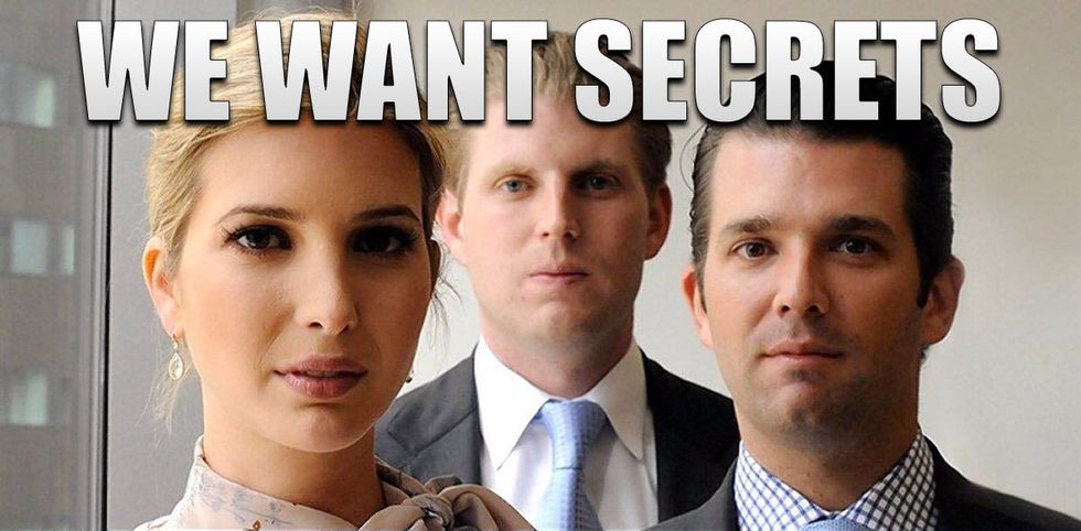 Trump's Kids Want MORE. Yr Wonkagenda: Tuesday, November 15, 2016