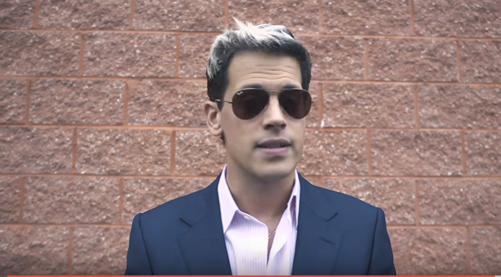 Breitbart's Milo Rallies All The Gays To Trump, By Burning Rainbow Flag