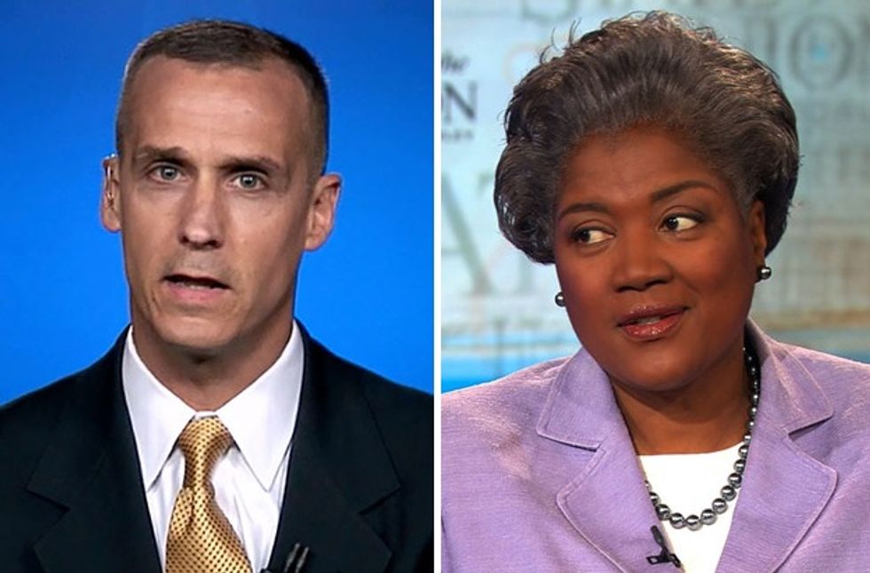 CNN Cans Donna Brazile Over Leaked Debate Questions, Keeps Corey Lewandowski Because ??????