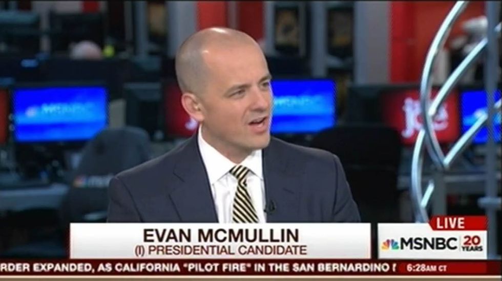 White Nationalist Dude Pretty Sure Evan McMullin Is Secret Gay Homosexual Spy
