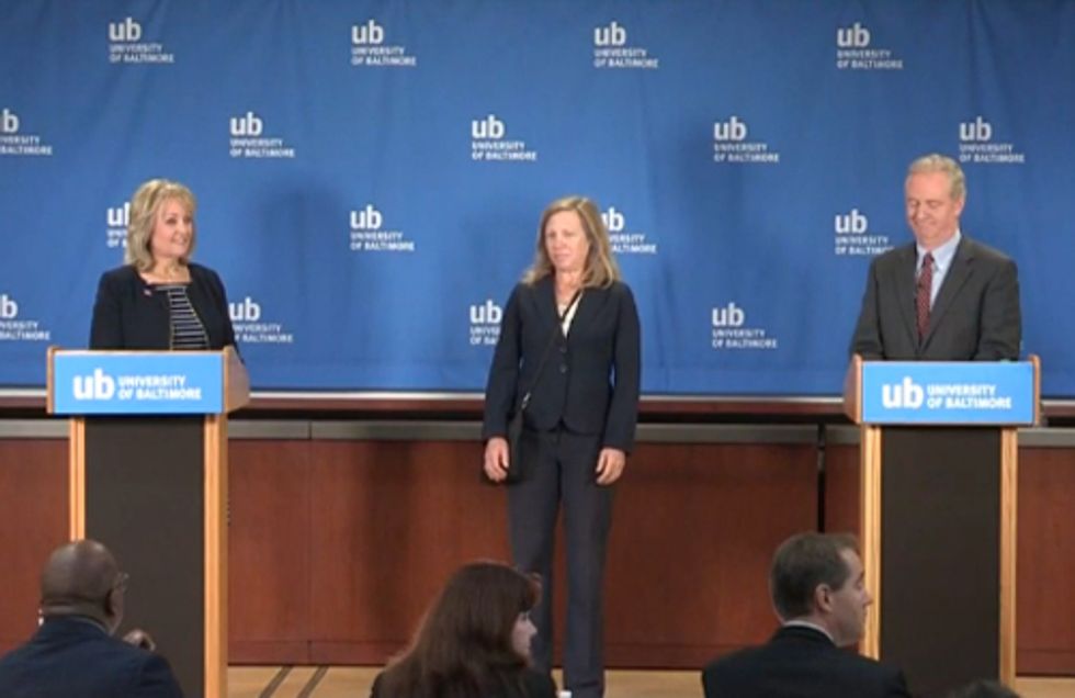 Maryland U.S. Senate Debate Enlivened By Party-Crashing Green Candidate Doctor Woman (No A Different One)