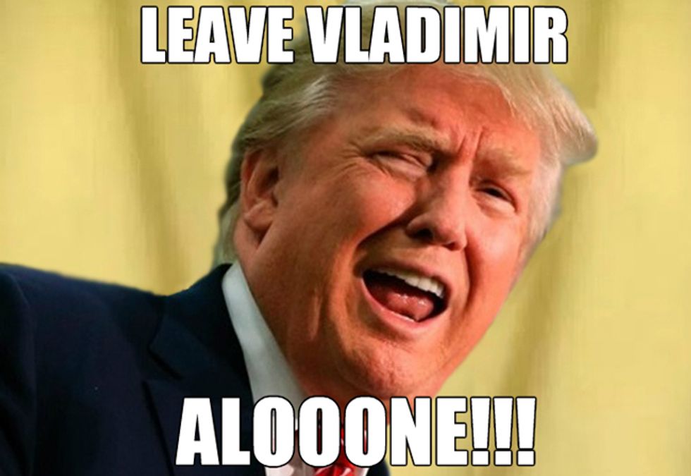 Donald Trump Wants Mean Girls Clinton And Obama To Leave That Nice Putin Alone