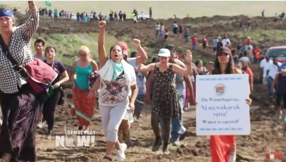 Pipeline Goons Sic Dogs On Native American Protesters, Because America