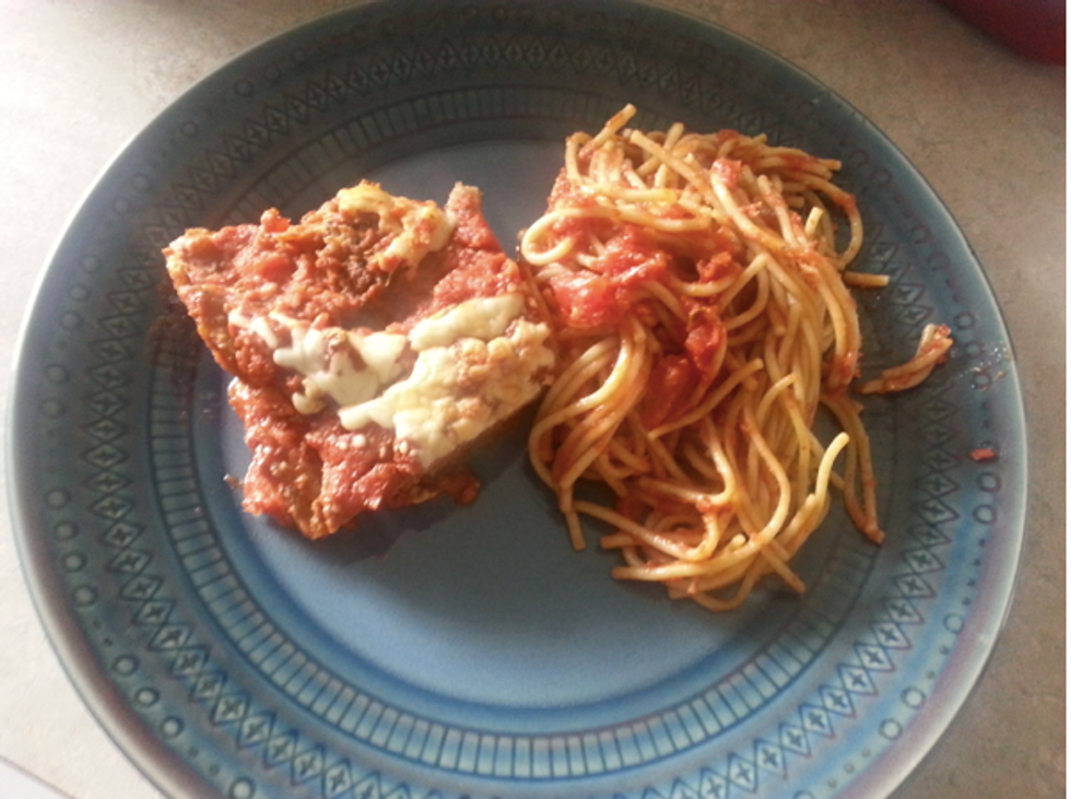 Make Robyn's Eggplant Parmesan With Spaghetti And Gravy!