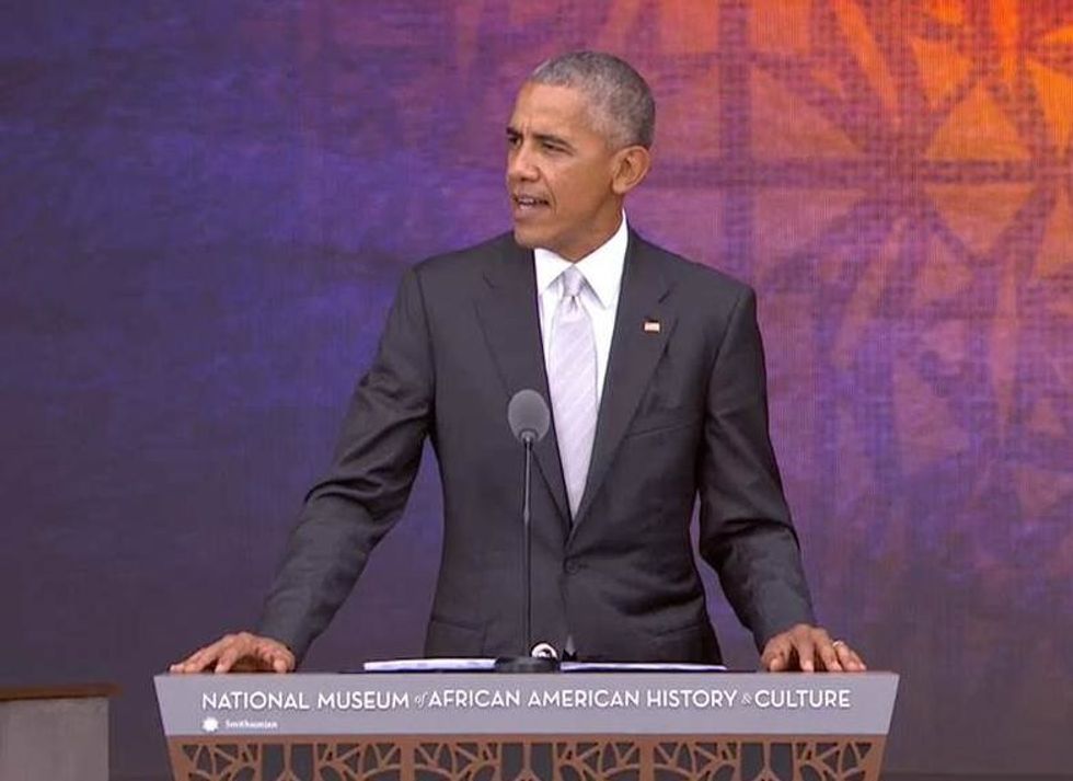President Obama Opens Smithsonian's Museum Of African-American History. You *Have* To Watch This.