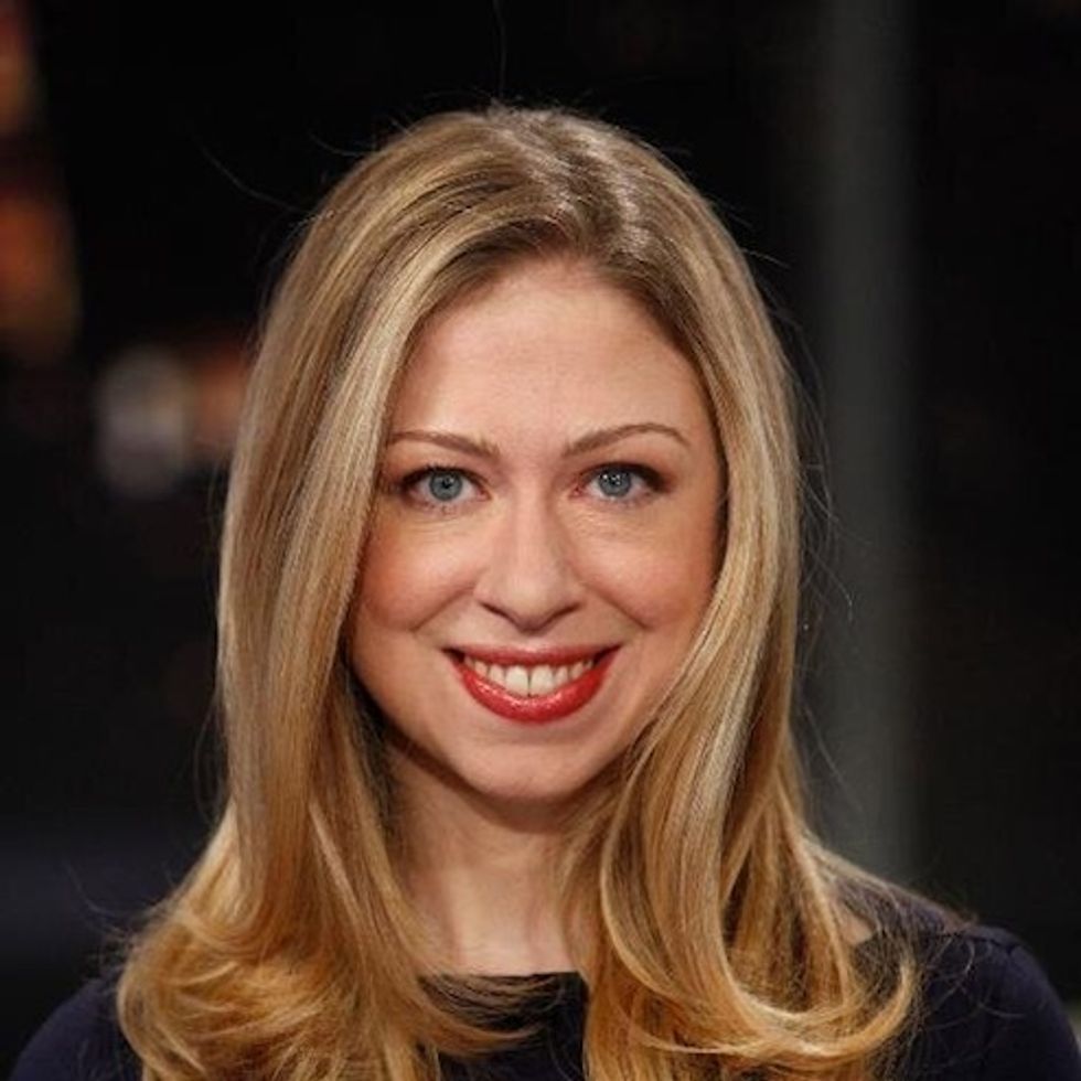 Here Is Chelsea Clinton Earning Her $600K By Talking To A Gecko