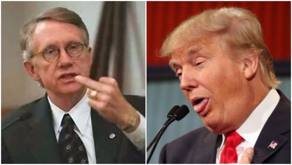 Harry Reid Says Donald Trump Not Very Well Endowed, With Dollars