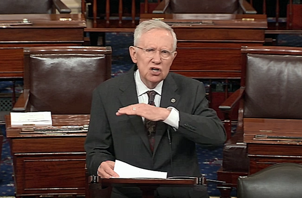 Too Bad Harry Reid's Too Shy To Say What He Really Thinks Of Donald Trump