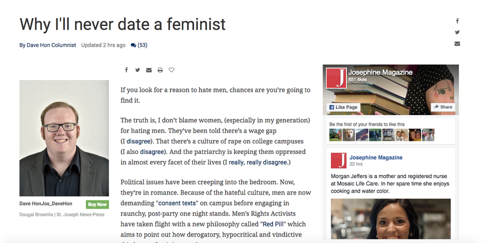 Women Abandoning Feminism In Droves In Hopes Of Winning Heart Of *This Guy*!