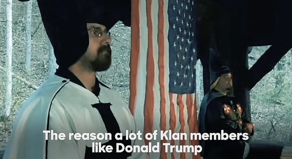 Badass Hillary Clinton Ad Just Saying Donald Trump And The KKK Are Madly In Love, Is All
