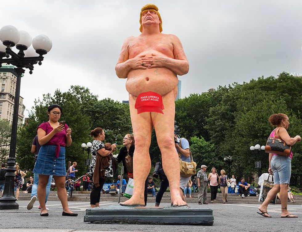 America Finally Gets Chance To See Donald Trump's Penis, Immediately Vomits To Death