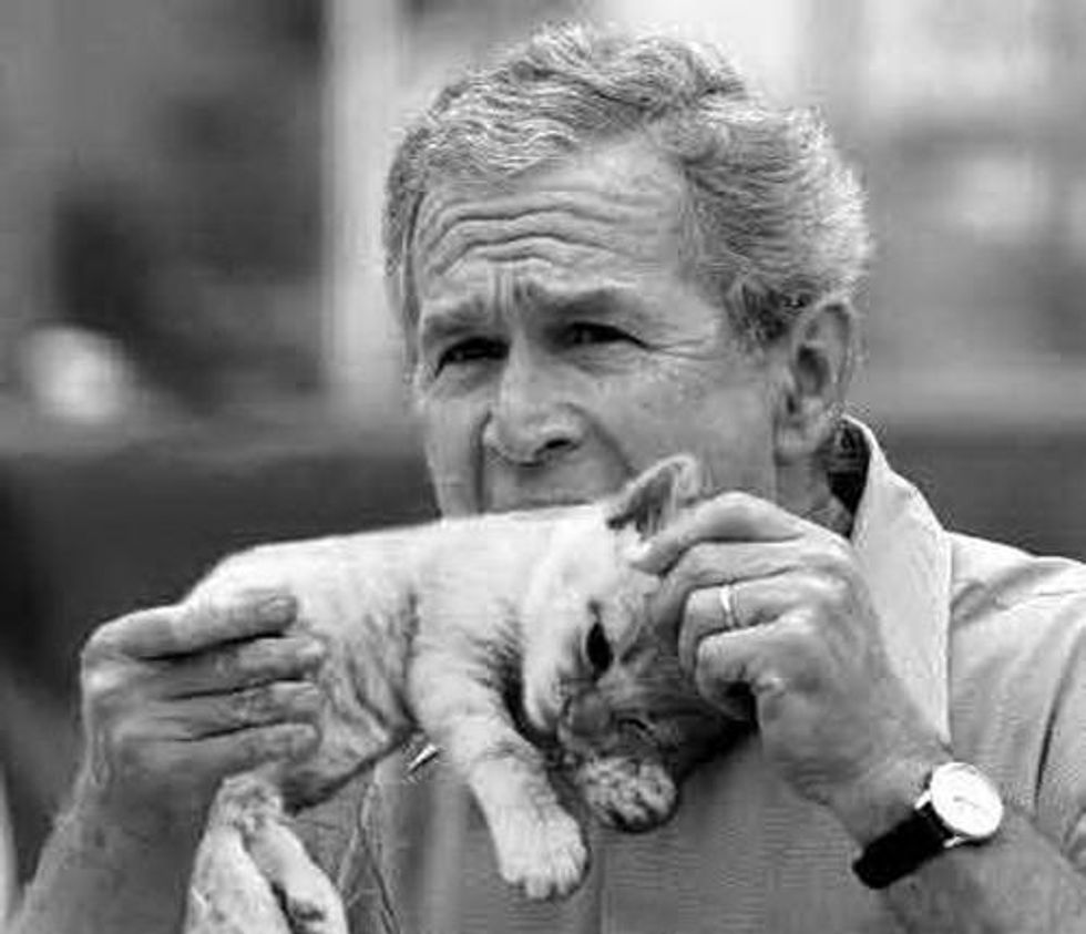 Happy Birthday, George W. Bush, Come Get Yr Bowl Of Salted Rat Dicks!