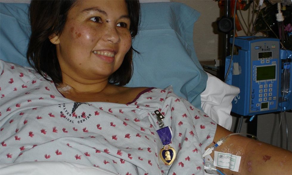 Tammy Duckworth Not About To Let Donald Trump Go Around With A Purple Heart On