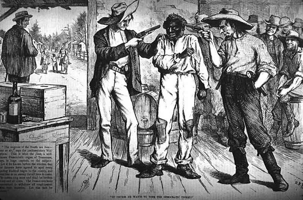 Georgia Sends Sheriffs To Scare Black People From Voting. Uh, Protect Integrity Of The Vote, They Mean.