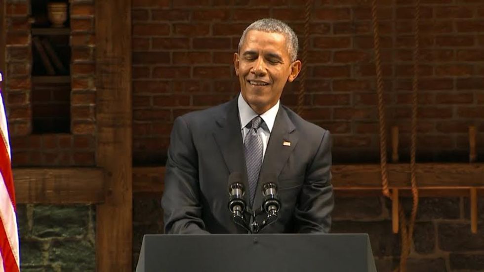 Watch Your President Barry Bamz Obama Mock Whiny-Ass Republicans To Their Face